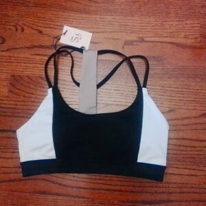 NWT Sincerely Jules Size M Color Block Sports Bra